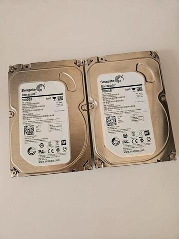 2x Seagate Barracuda 1TB beschikbaar voor biedingen