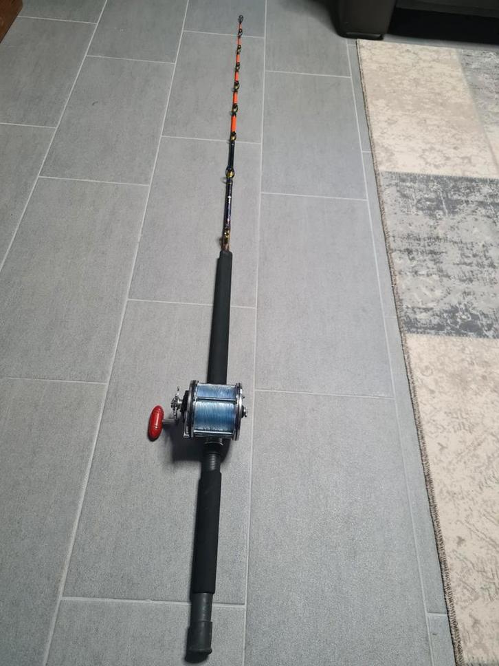 Big Game Hengel met Penn Molen, Watersport en Boten, Hengelsport | Algemeen, Gebruikt, Complete hengel, Ophalen