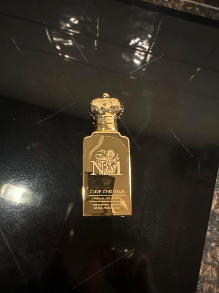 Clive Christian No. 1 - Gouden Parfumfles, Sieraden, Tassen en Uiterlijk, Uiterlijk | Parfum, Zo goed als nieuw, Ophalen of Verzenden