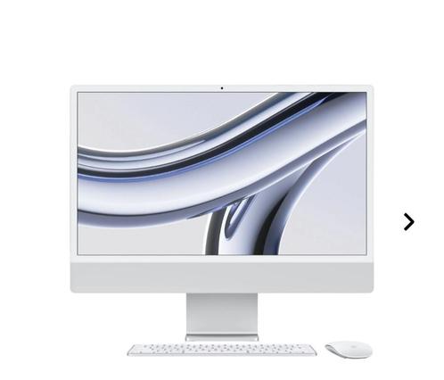 Apple Imac 24 Inch (2021) MGPC3N/A 8GB/256GB 8 core GPU Zilv, Computers en Software, Apple Desktops, Zo goed als nieuw, iMac, SSD