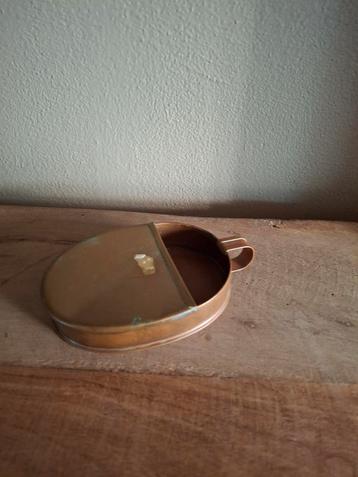 Koperen Centenbakje / Mansbakje beschikbaar voor biedingen