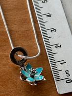 Vergeet-me-nietje hanger 925 met ketting past Pandora, Sieraden, Tassen en Uiterlijk, Kettingen, Verzenden, Nieuw, Zilver