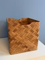 Ikea Bullig opbergbakken bruin/bamboe Kallax (4x), Ophalen, Mand, Vierkant, Zo goed als nieuw