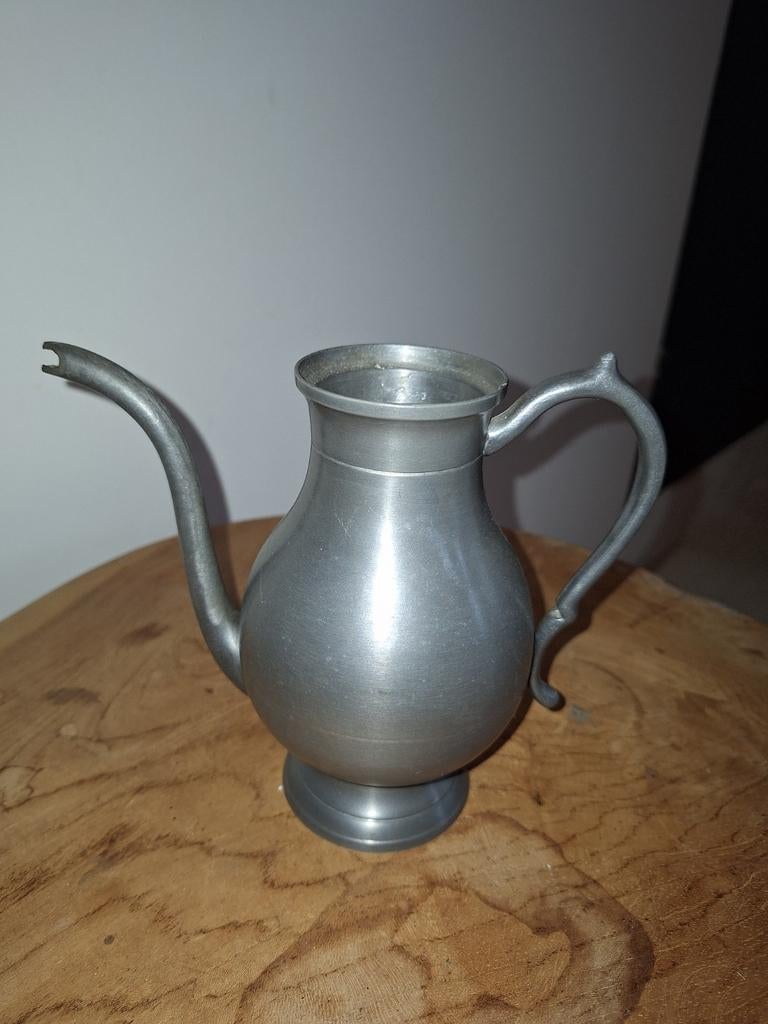 Tinnen Oliekan / Lampkan, Ophalen of Verzenden