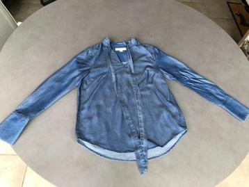 Blauwe Michael Kors jeansblouse, maat XS = S/M beschikbaar voor biedingen