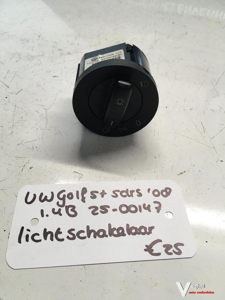 Vw Golf 5 plus 5drs 1.4 B 2008 2500147   Lichtschakelaar   1, Auto-onderdelen, Dashboard en Schakelaars, Gebruikt, Ophalen of Verzenden