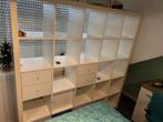 Ikea vakkenkast Kallax, Gebruikt, Ikea Kallax, 150 tot 200 cm, Ophalen of Verzenden