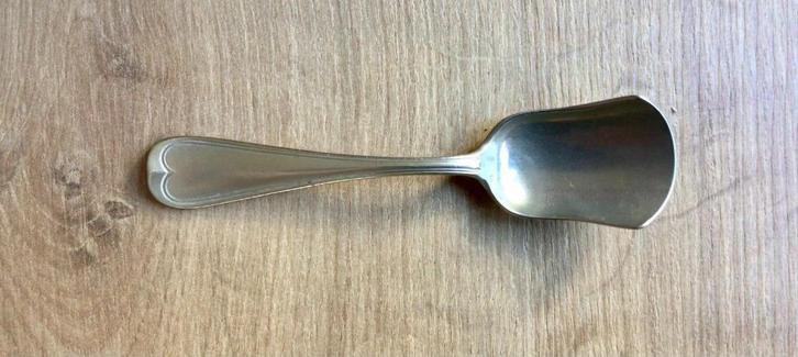 Antieke suikerschep, model hartenfilet. Silverine, Antiek en Kunst, Antiek | Bestek, Verzenden