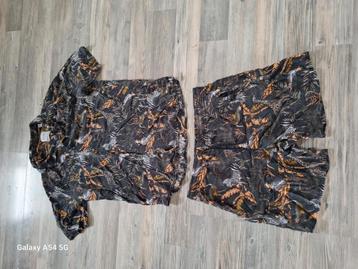 Outfit heren only & sons maat m, korte broek en blouse korte beschikbaar voor biedingen