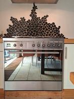 Smeg 6 pits gasfornuis met oven., Ophalen, Gebruikt, Oven, 60 cm of meer