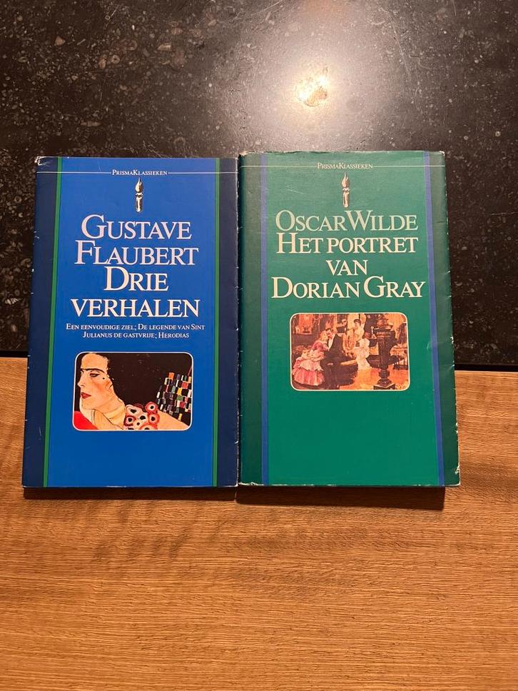 Prismaklassieken: Flaubert: 3 verhalen & Wilde: Het portret, Boeken, Literatuur, Gelezen, België, Ophalen of Verzenden