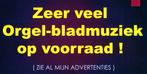 bladmuziek orgel, Orgel, Gebruikt, Verzenden, Les of Cursus