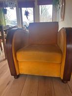 2 * Art Deco Fauteuil Rooker, Gebruikt, 75 tot 100 cm, Stof, 50 tot 75 cm