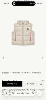 Body warmer moncler kind size 9/12M, Kleding | Heren, Bodywarmers, Ophalen of Verzenden, Zo goed als nieuw