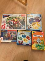 Spellen en Puzzel Set - Avengers, Spiderman, Pim Pam Pet, Een of twee spelers, Ophalen, Zo goed als nieuw, Reisspel