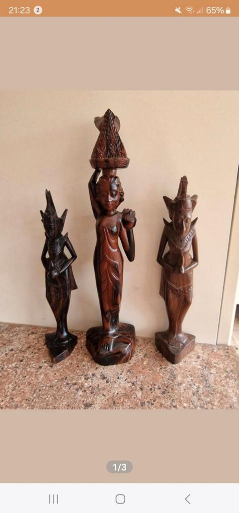 Balinese beelden - Diverse formaten, Antiek en Kunst, Kunst | Beelden en Houtsnijwerken, Ophalen of Verzenden