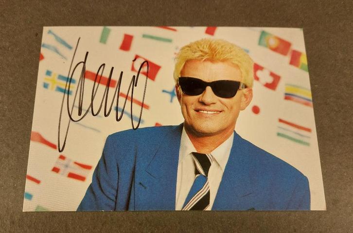 Heino fotokaart met handtekening - GESIGNEERD Origineel, Verzamelen, Muziek, Artiesten en Beroemdheden, Zo goed als nieuw, Foto of Kaart