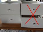 1 x Ikea wit inzet van 2 lades en 1x deurtje, Huis en Inrichting, Kasten | Ladekasten, Ophalen, Minder dan 50 cm, 1 of 2 laden