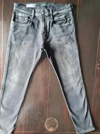 ZGAN REPLAY ANBASS SLIM SKINNY HYPERFLEX STRETCH JEANS 33/30, Ophalen of Verzenden, Zo goed als nieuw, Grijs, W33 - W34 (confectie 48/50)