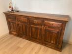 Vintage wooden cabinet BxHxD 207x92x50 cm, Ophalen, Zo goed als nieuw, 25 tot 50 cm, 200 cm of meer