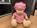 Nieuwe zgan teddybeer met roze glitter kleertjes 30cm, Nieuw, Overige merken, Stoffen beer, Ophalen of Verzenden