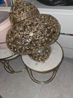 Oosterse Gouden Hanglamp, Huis en Inrichting, Lampen | Kroonluchters, Ophalen of Verzenden, Gebruikt, Metaal, Oosters