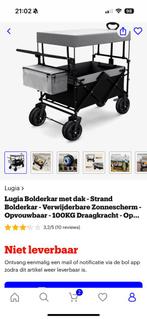 Bolderkar met dak., Caravans en Kamperen, Bolderkarren, Ophalen, Nieuw