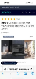Nieuwe Siemens Stoombakoven 45cm 800 euro Korting, Witgoed en Apparatuur, Minder dan 45 cm, Oven, Hete lucht, Nieuw