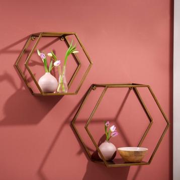 Light and living wandrek, hexagon (3x) beschikbaar voor biedingen