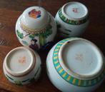 Set van 4 Antieke Chinese gemberpotjes, Antiek en Kunst, Ophalen of Verzenden