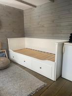 HEMNES houten bedbank IKEA met nieuwe matrassen, Ophalen, Gebruikt, 90 cm, 210 cm