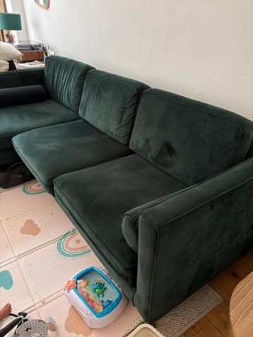 Sofacompany dark green sofa 250 eur