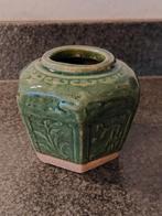 Vintage gemberpot groen, Antiek en Kunst, Ophalen of Verzenden