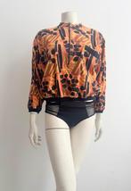 Vintage top met rits L, Ophalen of Verzenden, Zo goed als nieuw, Zonder mouw