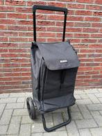 Beagles Boodschappentrolley Shop & Go Zwart, Ophalen, Uitschuifbare handgreep, 30 cm of meer, Zwart