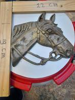 2 Koperen paarden koppen, Dieren en Toebehoren, Paarden en Pony's | Overige Paardenspullen, Ophalen of Verzenden, Gebruikt, Overige soorten