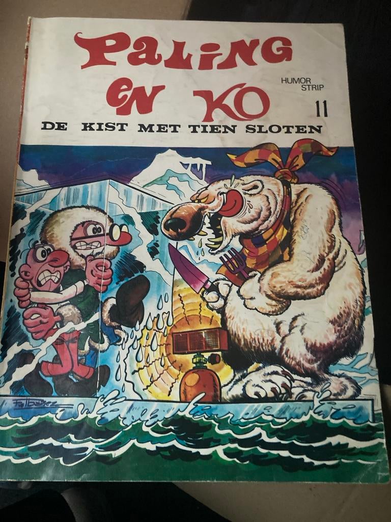Paling en Ko - De Kist met Tien Sloten, Eén stripboek, Ophalen of Verzenden, Gelezen