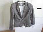 H&M - supertof grijs/taupe jasje maat 38, Maat 38/40 (M), H&M, Ophalen of Verzenden, Zo goed als nieuw