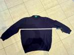 Benetton trui maat M merinowol donkerblauw, Maat 38/40 (M), Blauw, Benetton, Ophalen of Verzenden