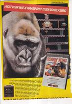 Retro reclame 1983 CBS Atari Donkey Kong videospel, Overige typen, Ophalen of Verzenden