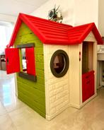 Smoby speelhuis, incl deurbel - ZGAN - enkel binnen gebruikt, Ophalen of Verzenden, Zo goed als nieuw, Kunststof