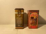 Vintage 2 koffieblikken set – DE en Albrecht, Ophalen of Verzenden, Gebruikt, Overige merken
