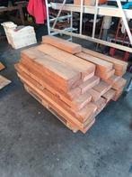 Massief Teak Bekantrecht - planken - balken - div afmetingen, Doe-het-zelf en Verbouw, Hout en Planken, Nieuw, 25 tot 50 mm, Balk