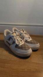Nike air force 1x gucci custom, Wit, Ophalen of Verzenden, Sneakers of Gympen, Gedragen