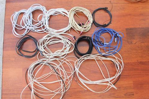 Diverse speakerdraad + interlinks, Audio, Tv en Foto, Audiokabels en Televisiekabels, Gebruikt, Luidsprekerkabel, 10 meter of meer