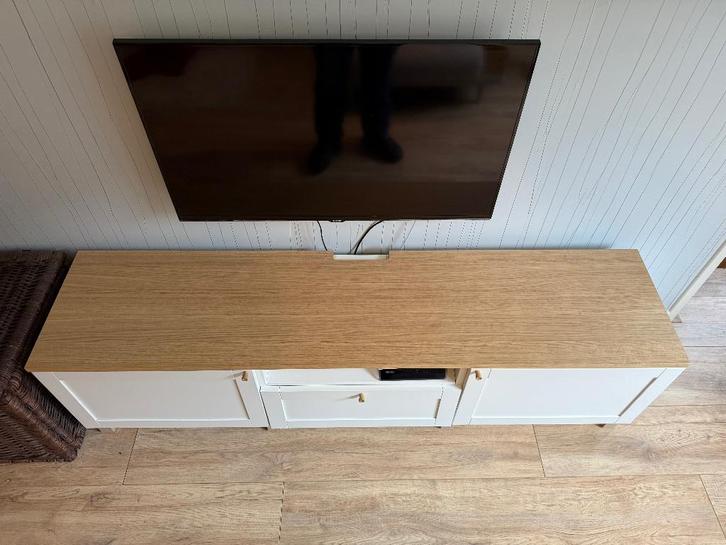 IKEA TV meubel Besta., Huis en Inrichting, Kasten | Televisiemeubels, Zo goed als nieuw, Minder dan 100 cm, 150 tot 200 cm, 25 tot 50 cm