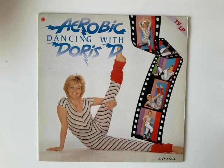 Doris D – Aerobic Dancing With Doris D LP disco fitness, Cd's en Dvd's, Vinyl | Dance en House, Zo goed als nieuw, Disco, 12 inch
