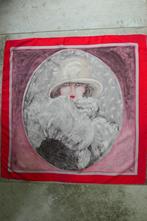 Vintage PE Piero Erbacci Florence shawl rood vrouw, Piero Erbacci, Ophalen of Verzenden, Sjaal, Zo goed als nieuw