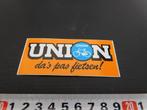 sticker UNION da's pas fietsen !  Oranje, Verzamelen, Ophalen, Zo goed als nieuw, Bedrijf of Vereniging