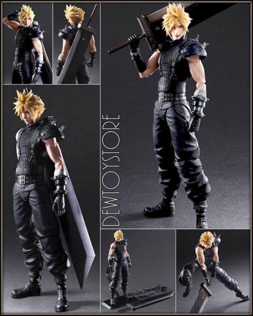 <𝗜𝗡 𝗦𝗧𝗢𝗖𝗞> Square Enix Play Arts Kai Cloud Strife V2, Verzamelen, Poppetjes en Figuurtjes, Nieuw, Verzenden